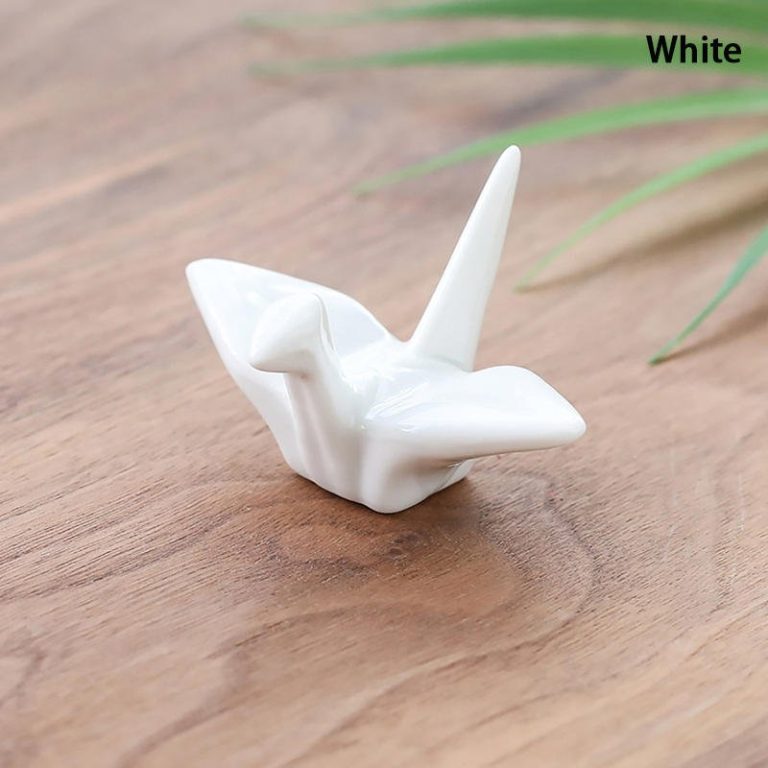 Repose-baguettes-japonais-en-porcelaine-en-forme-de-grue-en-origami-picture-4