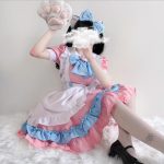 Robe-de-cosplay-maid-cafe-style-kawaii-a-tablier-blanc-et-serre-tete-avec-oreill-picture-5