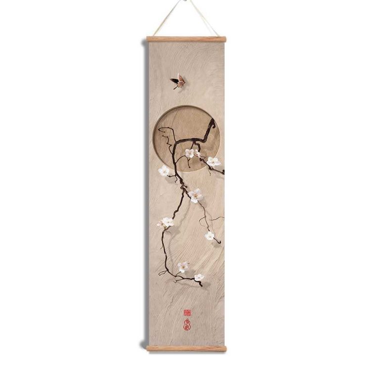 Rouleau-mural-asiatique-a-suspendre-pour-une-decoration-murale-zen-picture-2