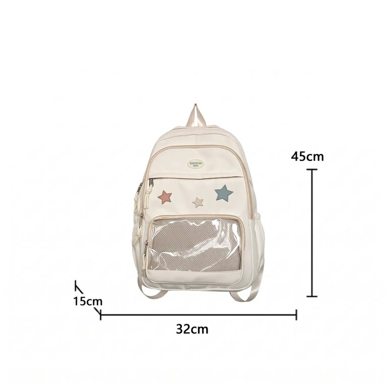 Sac-a-dos-kawaii-pour-enfant-avec-poche-transparente-zippee-et-etoiles-brodees-picture-1-1