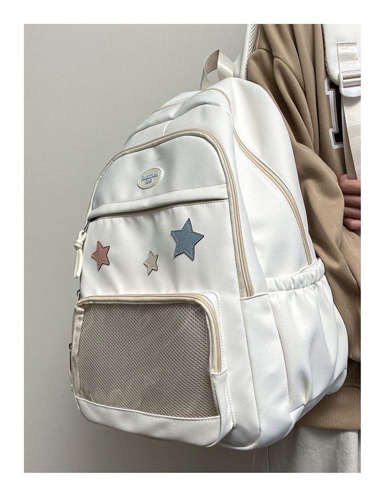 Sac-a-dos-kawaii-pour-enfant-avec-poche-transparente-zippee-et-etoiles-brodees-picture-11