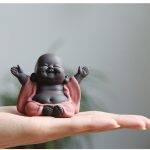 Statuette-moine-bouddhiste-en-ceramique-emaillee-pour-decoration-zen-picture-8
