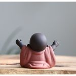 Statuette-moine-bouddhiste-en-ceramique-emaillee-pour-decoration-zen-picture-9