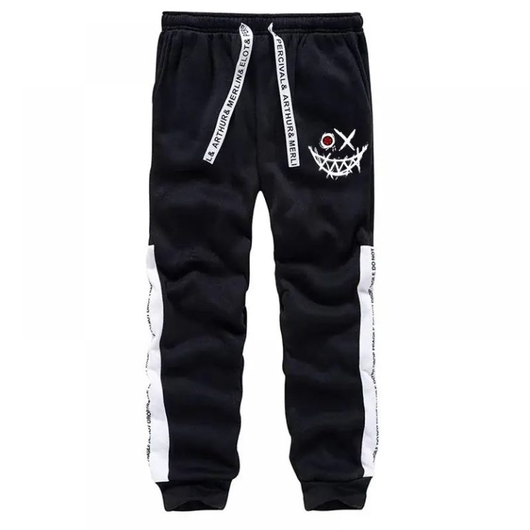 Sweat-a-capuche-homme-bicolore-avec-motif-graphique-de-visage-stylise-et-poche-k-picture-2