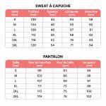 Sweat à capuche homme bicolore avec motif graphique de visage stylisé et poche kangourou