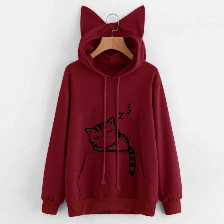 Sweat-chat-kawaii-a-capuche-avec-oreilles-en-relief-et-motif-chat-qui-dort-picture-4