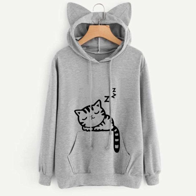 Sweat-chat-kawaii-a-capuche-avec-oreilles-en-relief-et-motif-chat-qui-dort-picture-6
