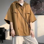 Sweat-leger-a-capuche-oversize-avec-manches-kimono-et-fermeture-asymetrique-picture-1