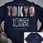 T-shirt-Tokyo-femme-en-coton-a-imprime-urbain-japonais-picture-3
