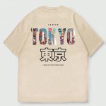 T-shirt-Tokyo-femme-en-coton-a-imprime-urbain-japonais-picture-6