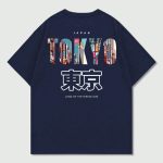 T-shirt-Tokyo-femme-en-coton-a-imprime-urbain-japonais-picture-7