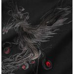 T-shirt-col-rond-a-phenix-japonais-brode-dans-le-dos-picture-4