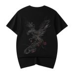 T-shirt-col-rond-a-phenix-japonais-brode-dans-le-dos-picture-5