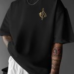 T-shirt-dragon-japonais-a-col-rond-avec-carpe-koi-et-epee-picture-2