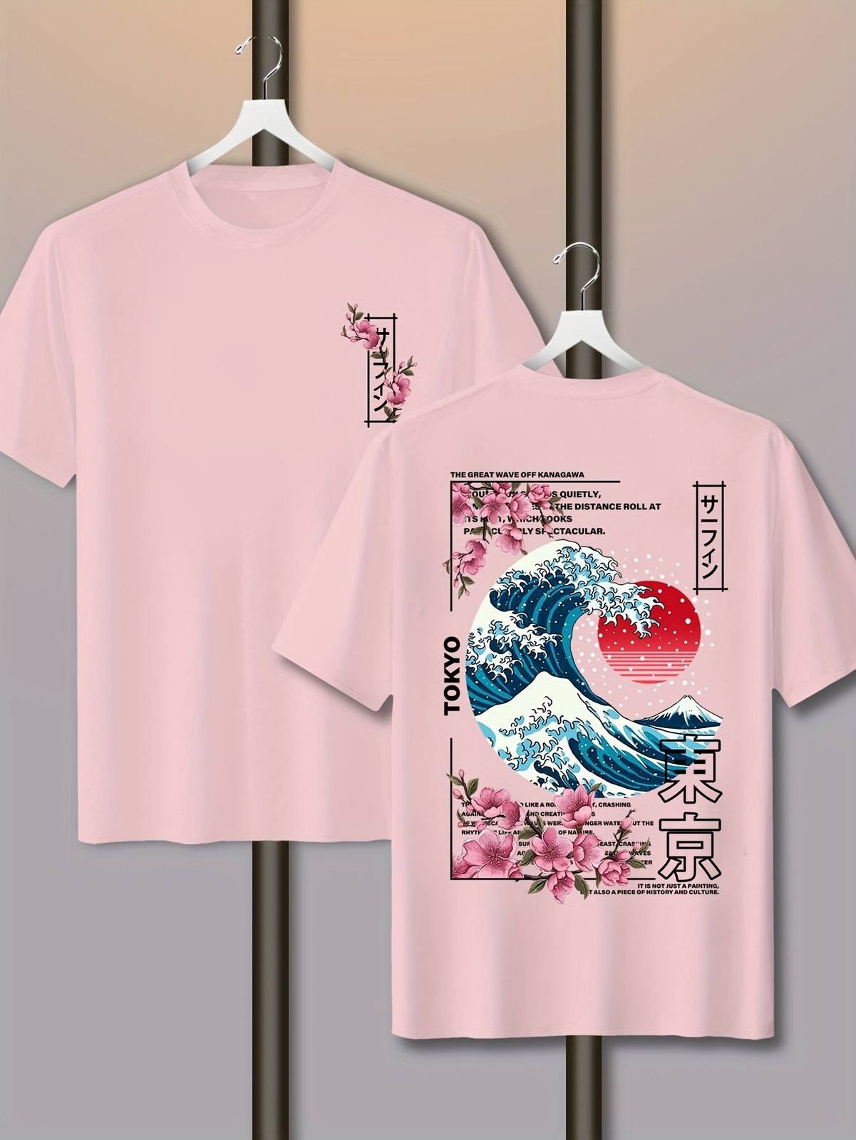 T-shirt-imprime-japonais-a-motifs-de-la-grande-vague-de-Kanagawa-picture-1
