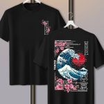 T-shirt-imprime-japonais-a-motifs-de-la-grande-vague-de-Kanagawa-picture-2