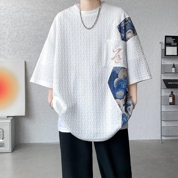 T-shirt oversize homme à oursons