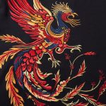 T-shirt-phenix-brode-en-coton-aux-ailes-deployees-style-streetwear-picture-2