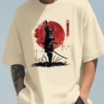 T-shirt-samourai-oversize-a-motif-japonais-picture-1