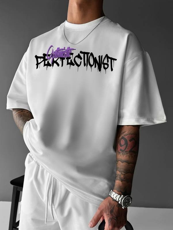 T-shirt-streetwear-homme-en-coton-avec-imprime-ours-stylise-en-deux-teintes-et-i-picture-2