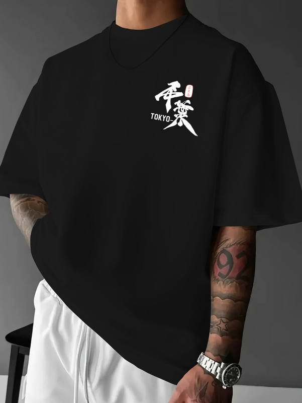 T-shirt-streetwear-japonais-avec-illustration-de-samourai-et-inscription-Tokyo-picture-2