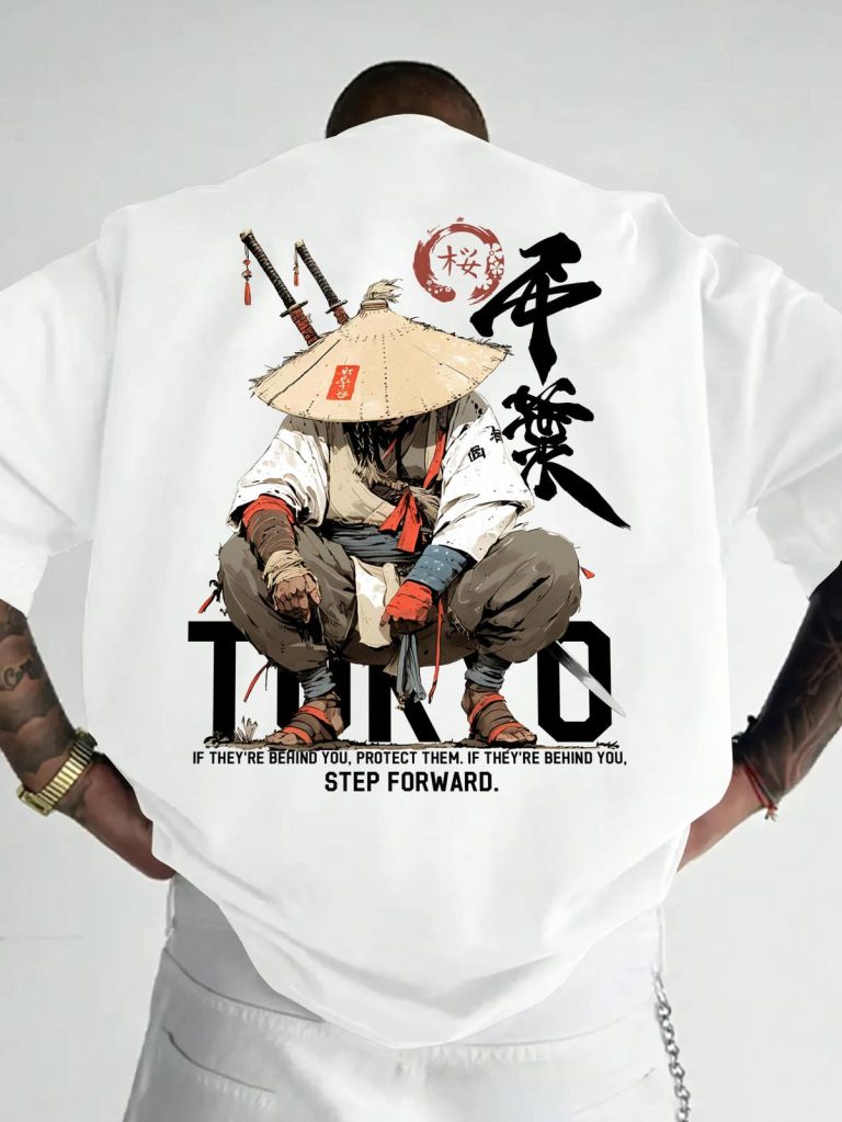 T-shirt-streetwear-japonais-avec-illustration-de-samourai-et-inscription-Tokyo-picture-3