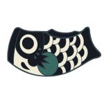 Tapis-poisson-japonais-a-ecailles-graphiques-et-il-cercle-pour-decoration-interi-picture-6