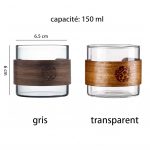 Tasse-a-the-en-verre-borosilicate-avec-manchon-amovible-en-bois-de-noyer-grave-picture-9