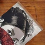 Tenture-murale-japonaise-en-toile-avec-motifs-de-samourai-geisha-et-tigre-du-mon-picture-3