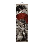 Tenture-murale-japonaise-en-toile-avec-motifs-de-samourai-geisha-et-tigre-du-mon-picture-8