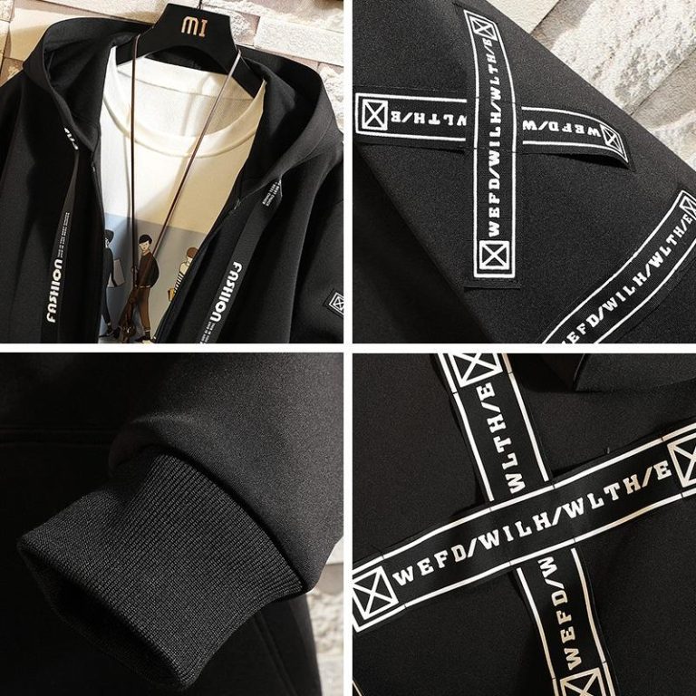 Veste-a-capuche-streetwear-japonaise-a-imprimes-en-croix-au-dos-picture-3