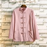 Veste-col-mao-homme-a-manches-longues-avec-brandebourgs-et-poches-plaquees-picture-2