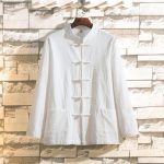 Veste-col-mao-homme-a-manches-longues-avec-brandebourgs-et-poches-plaquees-picture-3