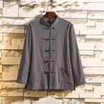 Veste-col-mao-homme-a-manches-longues-avec-brandebourgs-et-poches-plaquees-picture-6