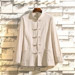 Veste-col-mao-homme-a-manches-longues-avec-brandebourgs-et-poches-plaquees-picture-8