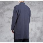 Veste-de-meditation-croisee-coton-lin-style-traditionnel-japonais-picture-9
