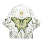 Veste-kimono-japonais-courte-femme-a-motifs-de-papillons-et-etoiles-picture-2