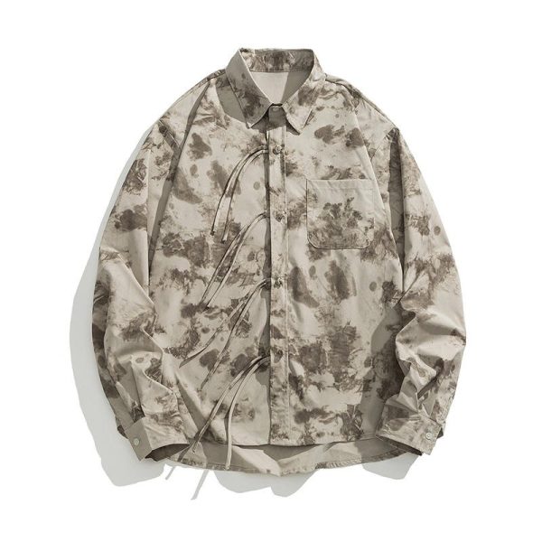 Veste surchemise homme tie-dye