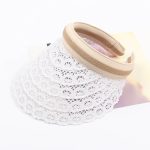 Visiere-femme-soleil-en-dentelle-florale-ajouree-pour-protection-frontale-et-lat-picture-1