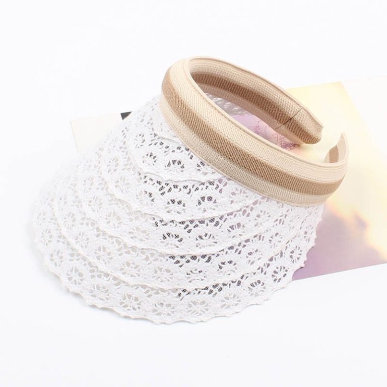 Visiere-femme-soleil-en-dentelle-florale-ajouree-pour-protection-frontale-et-lat-picture-1
