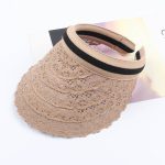 Visiere-femme-soleil-en-dentelle-florale-ajouree-pour-protection-frontale-et-lat-picture-4