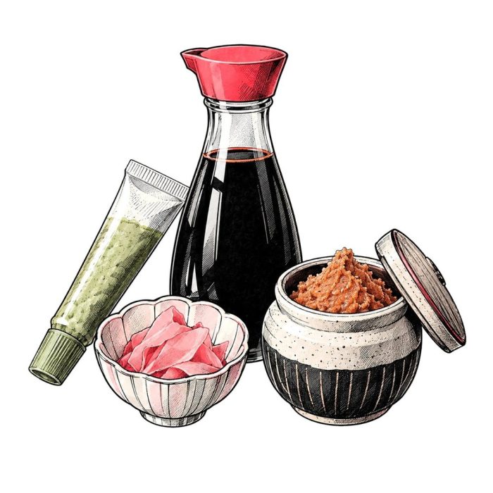 Sauces et Condiments Japonais