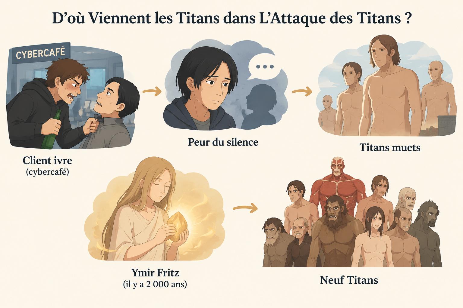 D'où Viennent les Titans dans L'Attaque des Titans ?