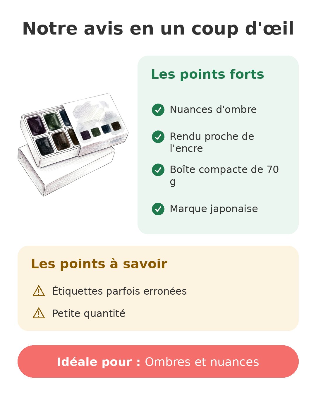 Notre avis en un coup d'œil sur Boku-Undo 6 couleurs