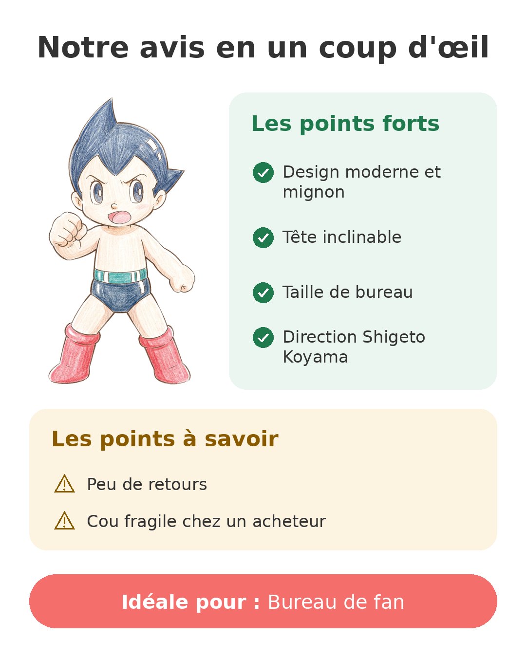 Notre avis en un coup d'œil sur Astro Boy Hello