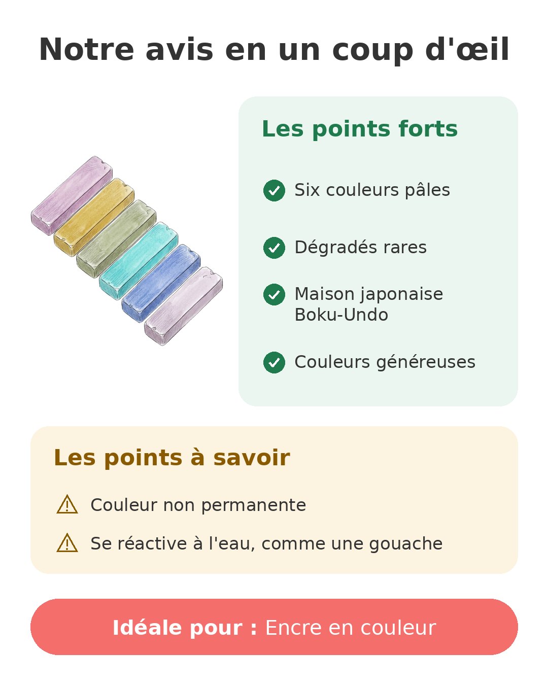 Notre avis en un coup d'œil sur Bâtons Boku-Undo x6