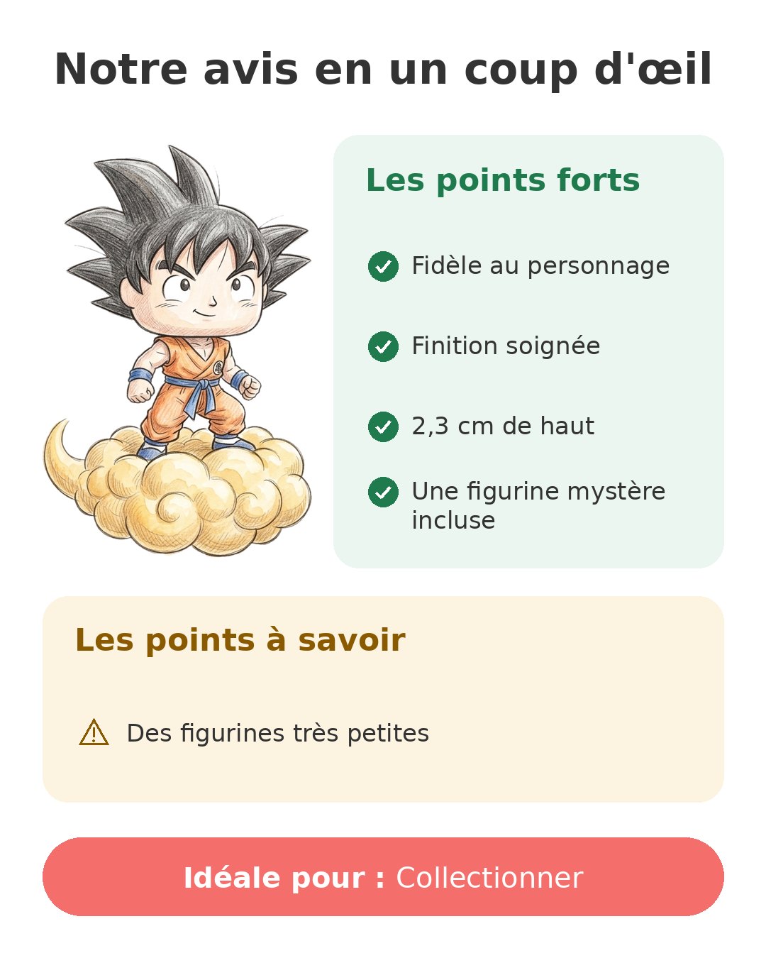 Bitty Pop Dragon Ball Z Goku nuage magique Notre avis en un coup d'œil sur Bitty Pop DBZ