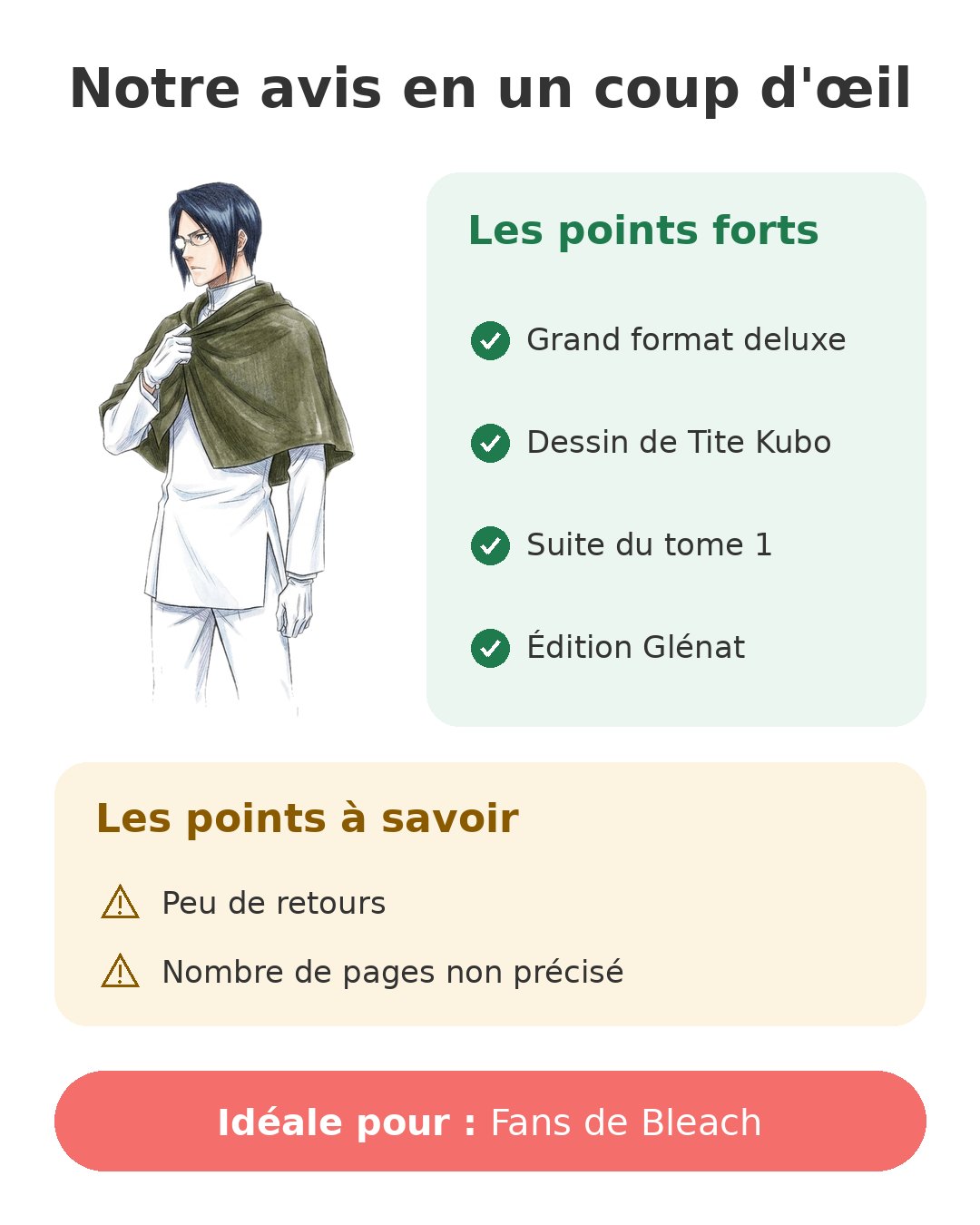 Notre avis en un coup d'œil sur Bleach Deluxe tome 2