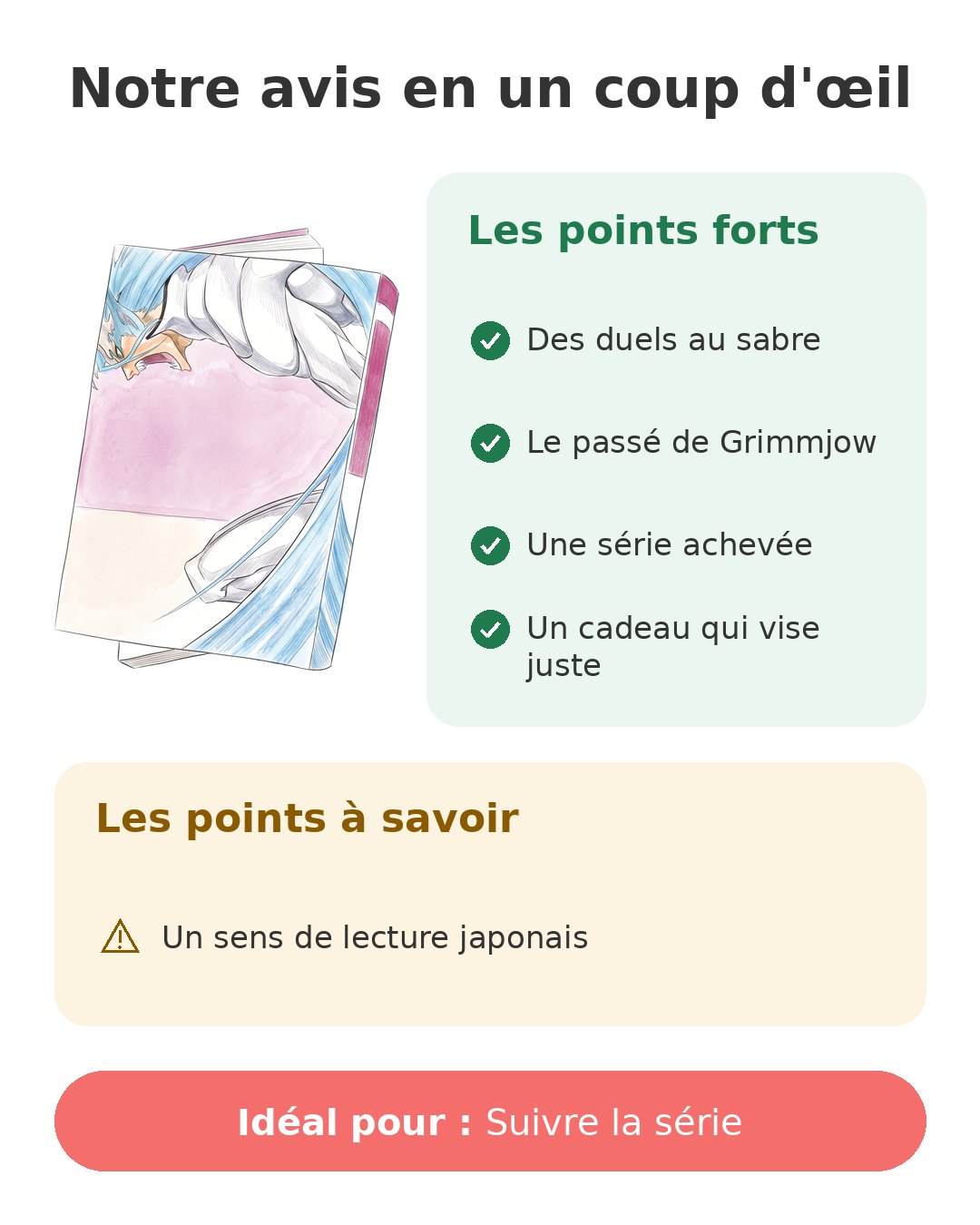 Bleach - Tome 32 Notre avis en un coup d'œil sur Bleach T32