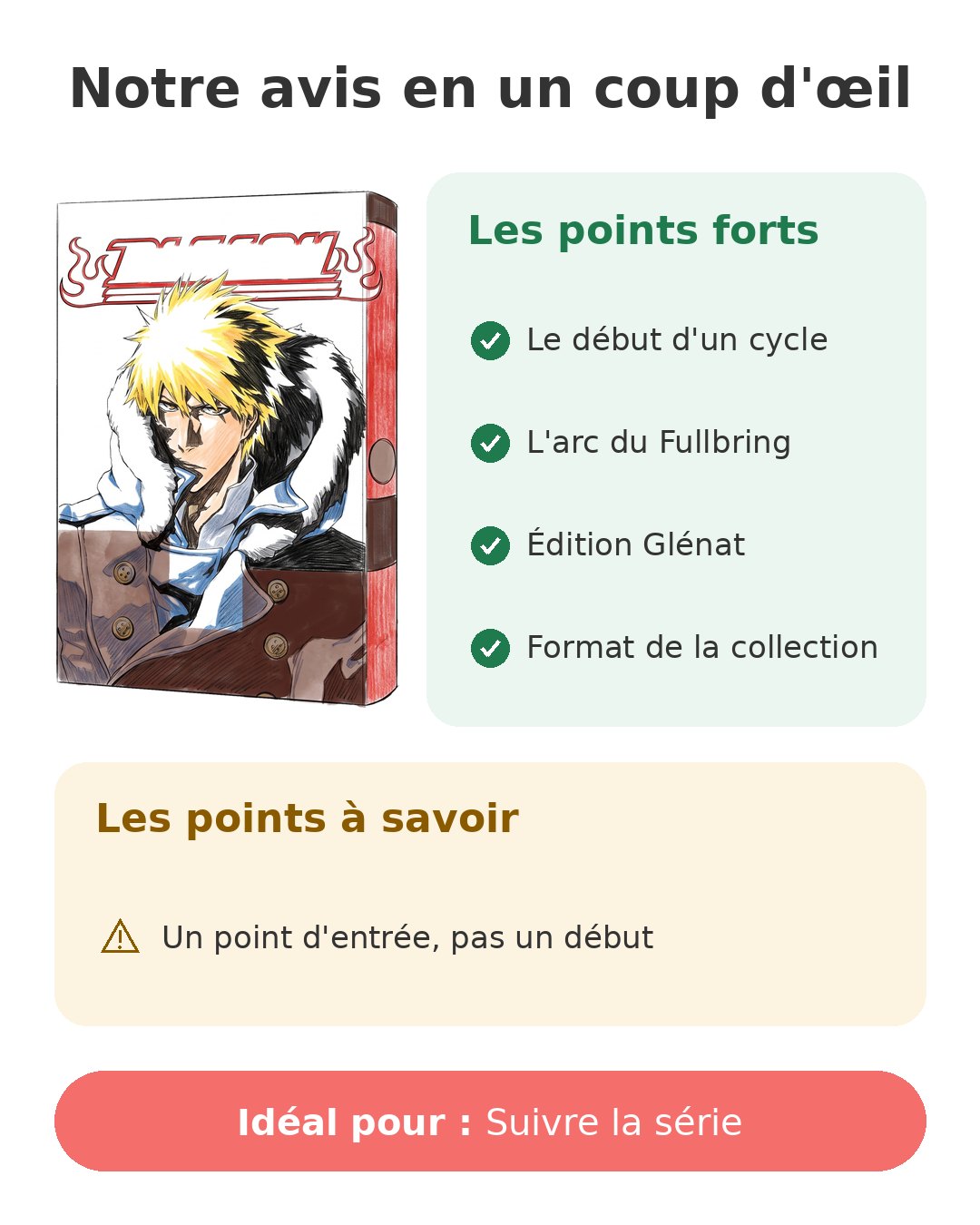 Notre avis en un coup d'œil sur Bleach T49